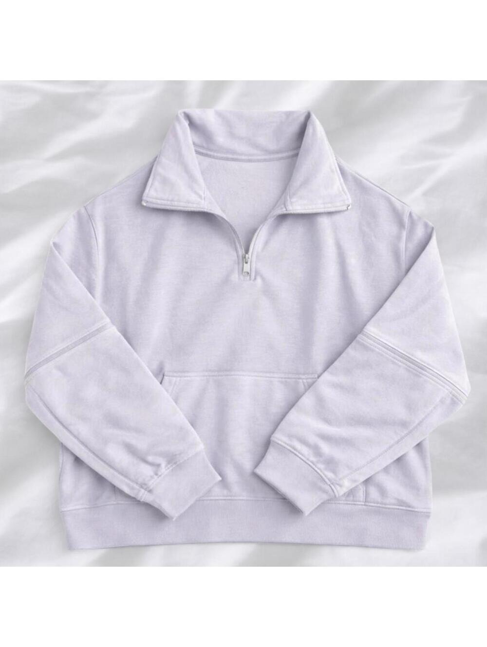 Lavender quarter zip pullover